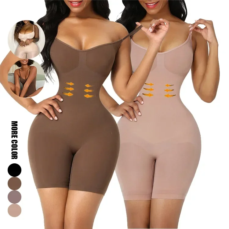 Shapewear Bodysuit Firm - Einteiliger Shapewear-Bodysuit Bauchkontrolle Taillenformer Nahtlose Formende
