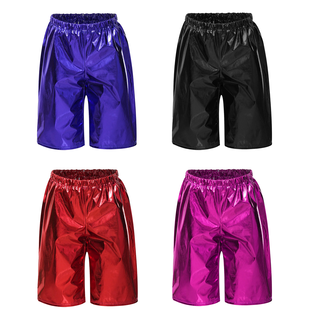 Boyshort Underwear - Kinder Jungen Metallic 1/2 Hosen Glänzende
