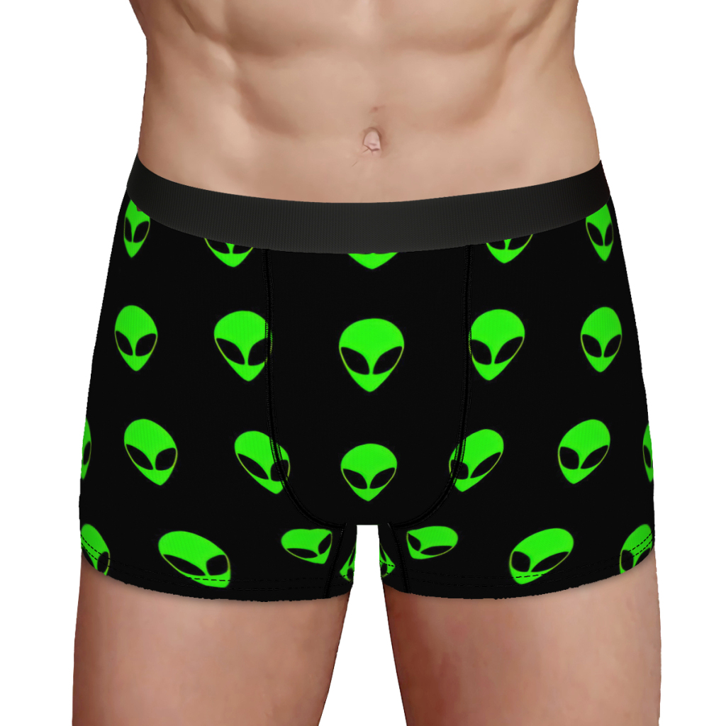 Grün Alien Kopf Muster Alien U – Boyshort Underwear Bewertung und Preis