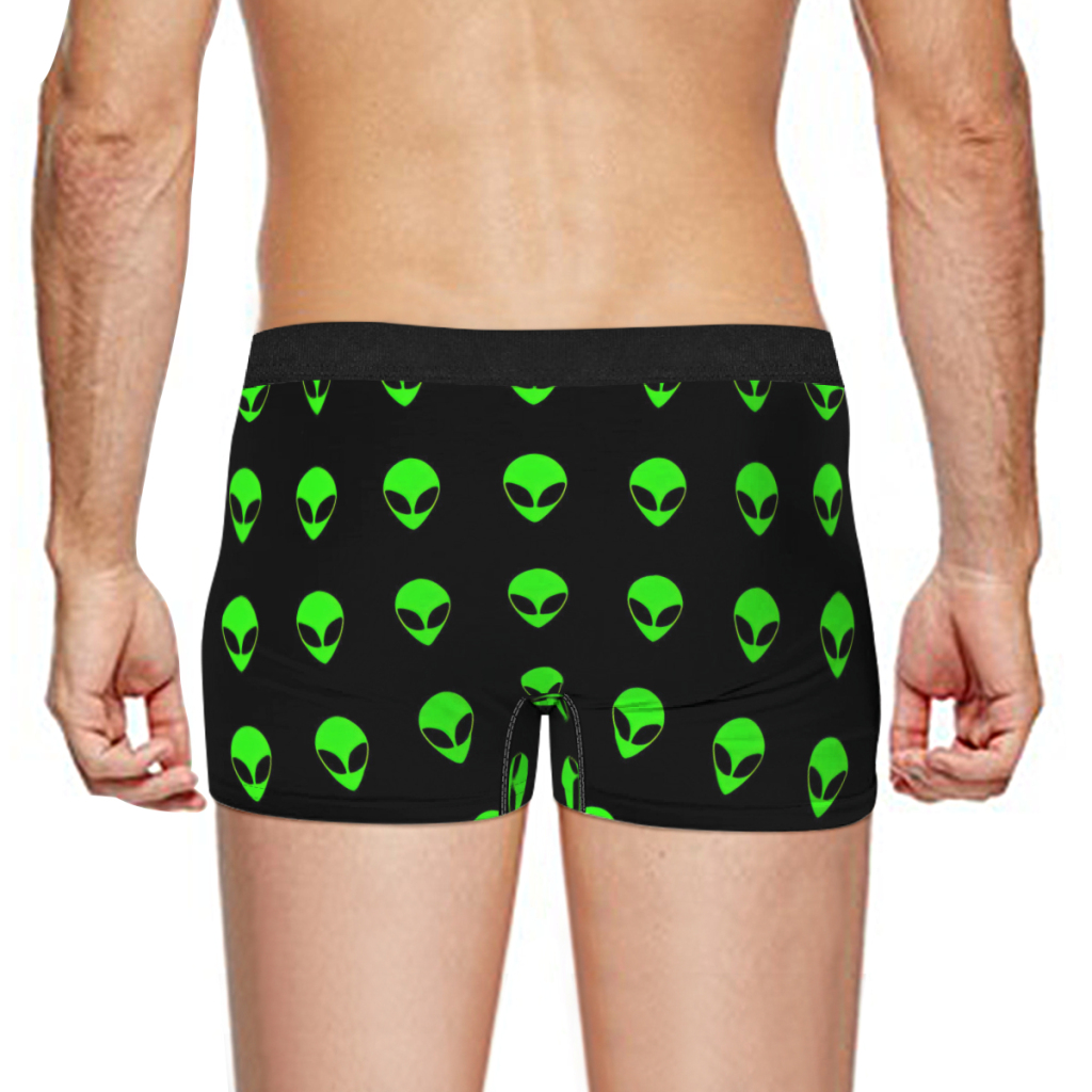 Grün Alien Kopf Muster Alien U – Boyshort Underwear Bewertung und Preis